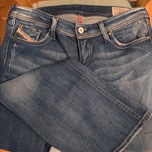 Wide leg low waist Diesel jeans